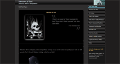 Desktop Screenshot of hammerofgod.com